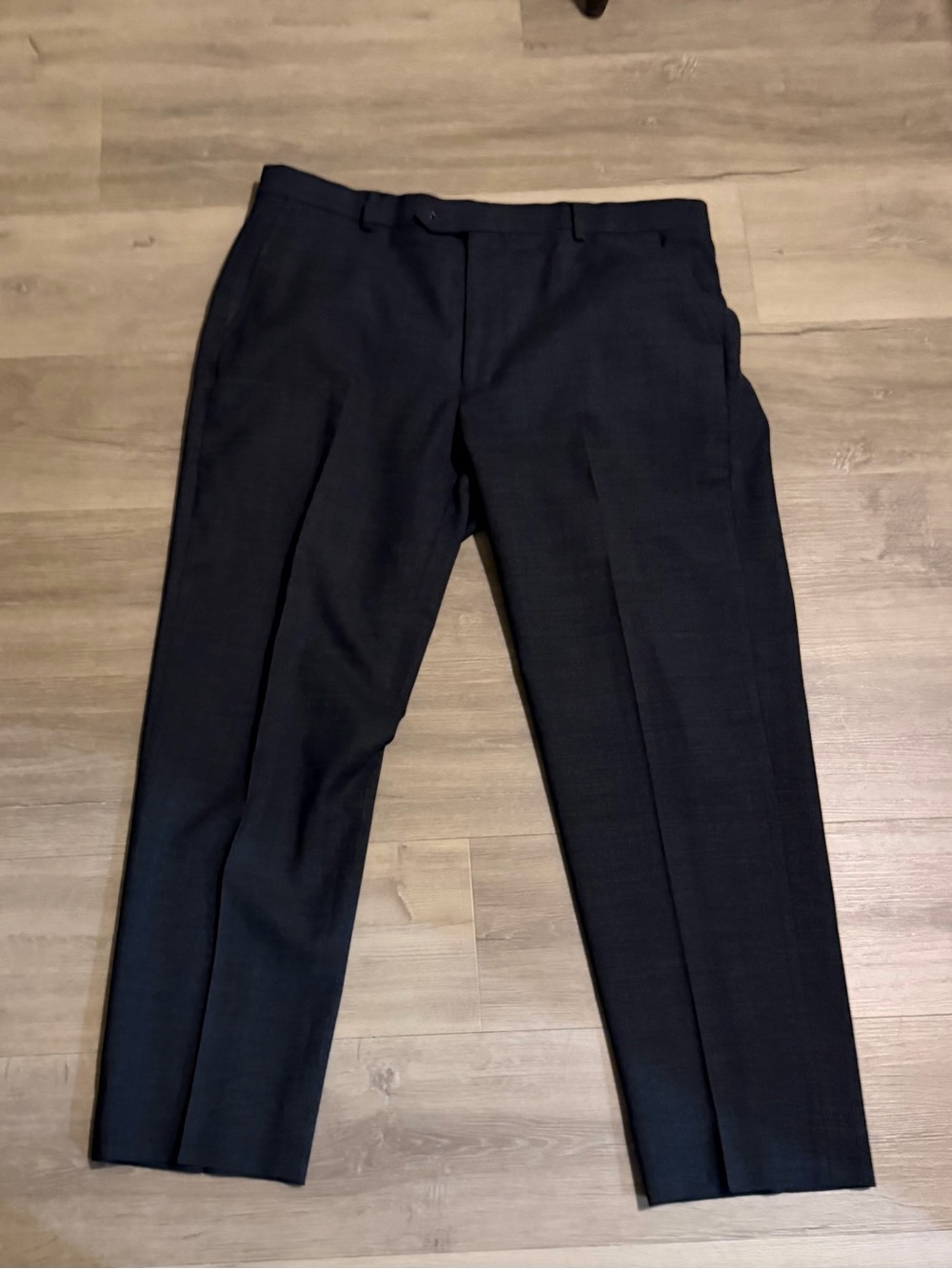 Classic Men's Dress Pants in Dark Navy